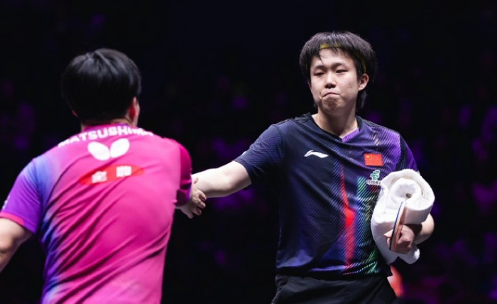 王楚钦爆冷负松岛辉空 六局鏖战暴露身体隐患