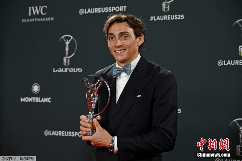 蒋裕燕成历史首位夺得劳伦斯世界体育奖的中国